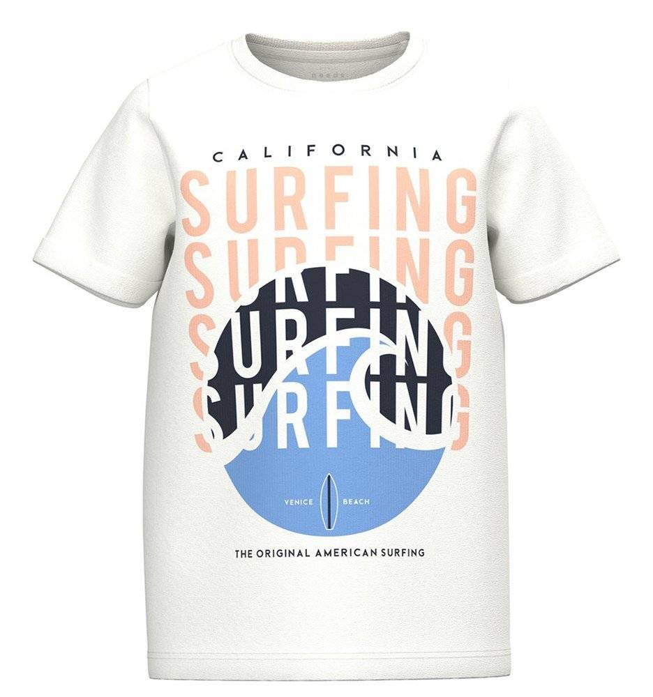 T-SHIRT NAME IT 13214375 NKMVUX ΛΕΥΚΟ (122-128 CM)-(7-8 ΕΤΩΝ) NAME IT
