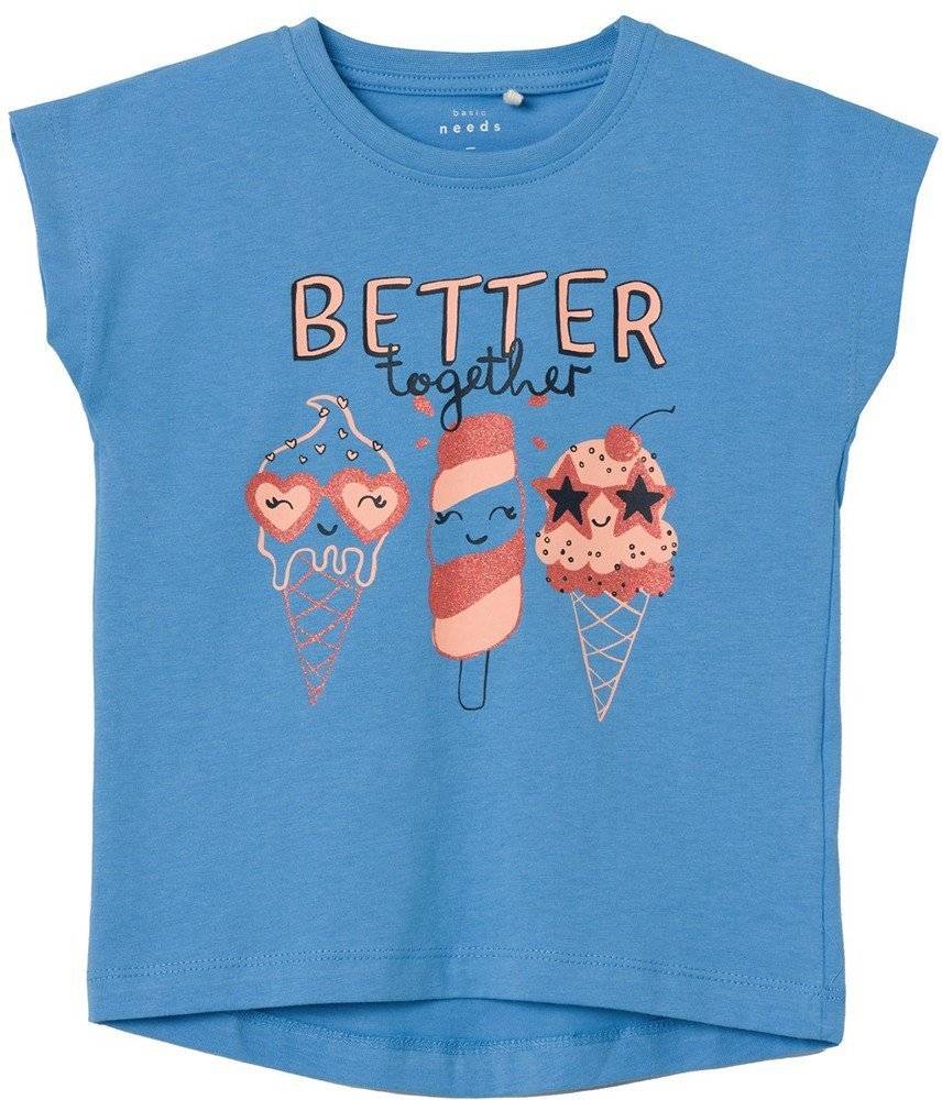 T-SHIRT NAME IT 13215037 NMFVIOLET ΑΝΟΙΧΤΟ ΜΠΛΕ (116 CM)-(6 ΕΤΩΝ) NAME IT