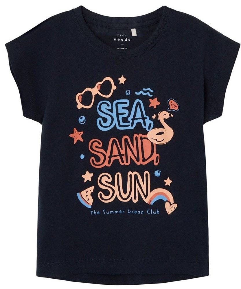 T-SHIRT NAME IT 13215037 NMFVIOLET ΣΚΟΥΡΟ ΜΠΛΕ (104 CM)-(4 ΕΤΩΝ) NAME IT