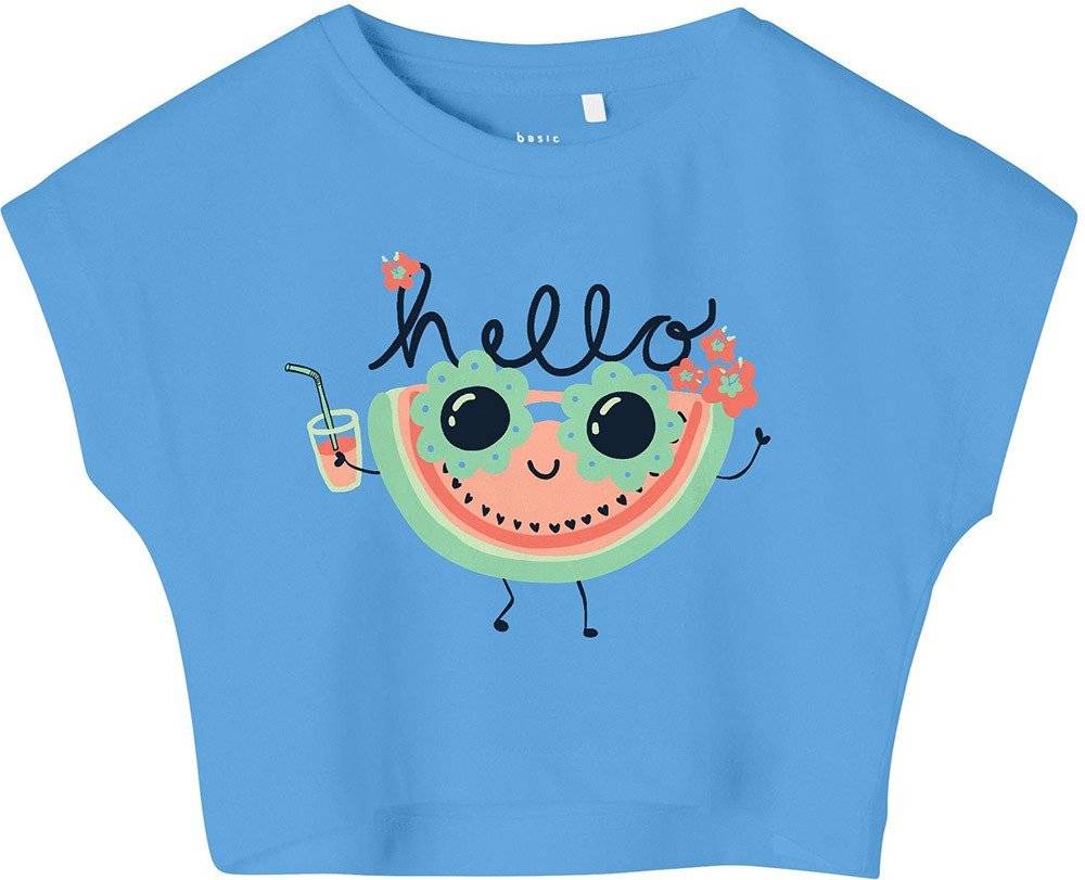 NAME IT CROP TOP NAME IT 13215042 NMFVILMA ΑΝΟΙΧΤΟ ΜΠΛΕ (104 CM)-(4 ΕΤΩΝ)