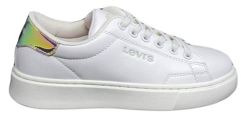 ΠΑΠΟΥΤΣΙΑ LEVI'S AMBER VAMB0010S ΛΕΥΚΟ/ΧΡΥΣΟ (EU:35)
