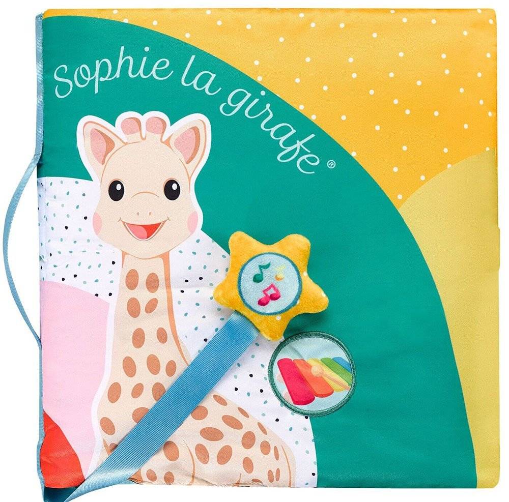 SOPHIE LA GIRAFE ΜΕΓΑΛΟ ΥΦΑΣΜΑΤΙΝΟ ΒΙΒΛΙΟ ΜΕ ΔΡΑΣΤΗΡΙΟΤΗΤΕΣ ΑΓΓΙΖΩ ΚΑΙ ΠΑΙΖΩ SOPHIE LA GIRAFE