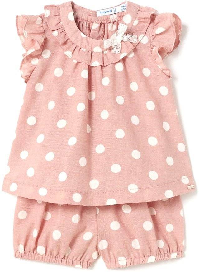 ΣΕΤ ΒΕΡΜΟΥΔΑ MAYORAL 064 ΡΟΖ (92 CM)(24-36 ΜΗΝΩΝ) MAYORAL