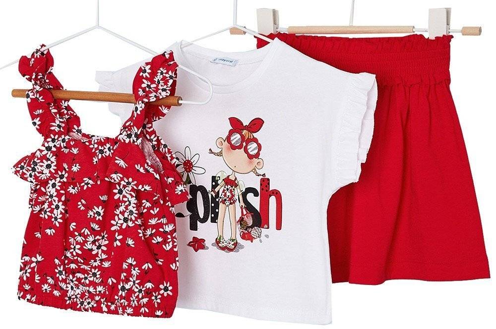 ΣΕΤ ΡΟΥΧΩΝ ΜΕ ΦΟΥΣΤΑ MAYORAL 047 ΚΟΚΚΙΝΟ (122 CM)(7 ΕΤΩΝ) MAYORAL