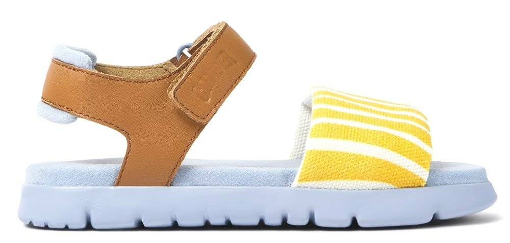 ΠΕΔΙΛΑ CAMPER ORUGA SANDAL KIDS K800536-001 ΚΑΦΕ/ΠΟΛΥΧΡΩΜΟ (EU:31) CAMPER