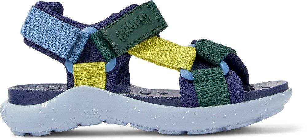 ΣΑΝΔΑΛΙ CAMPER WOUS KIDS K800360-012 ΜΠΛΕ/ΠΟΛΥΧΡΩΜΟ (EU:29) CAMPER