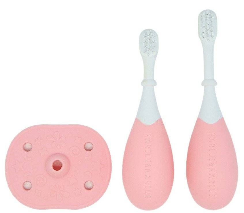 ΣΕΤ ΟΔΟΝΤΟΒΟΥΡΤΣΕΣ ΣΙΛΙΚΟΝΗΣ MARCUS - MARCUS ΡΟΖΕ 2ΤΜΧ