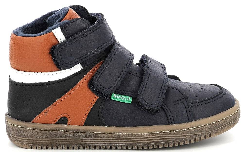 ΜΠΟΤΑΚΙ KICKERS LOHAN 739367 ΜΑΥΡΟ/ΚΑΦΕ/ΣΚΟΥΡΟ ΜΠΛΕ (EU:25) KICKERS