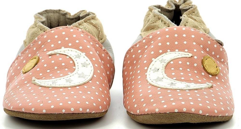 ΠΑΝΤΟΦΛΑΚΙΑ ROBEEZ 946540 SILENTLY MOON ΡΟΖ/ΓΚΡΙ (EU:17-18) ROBEEZ