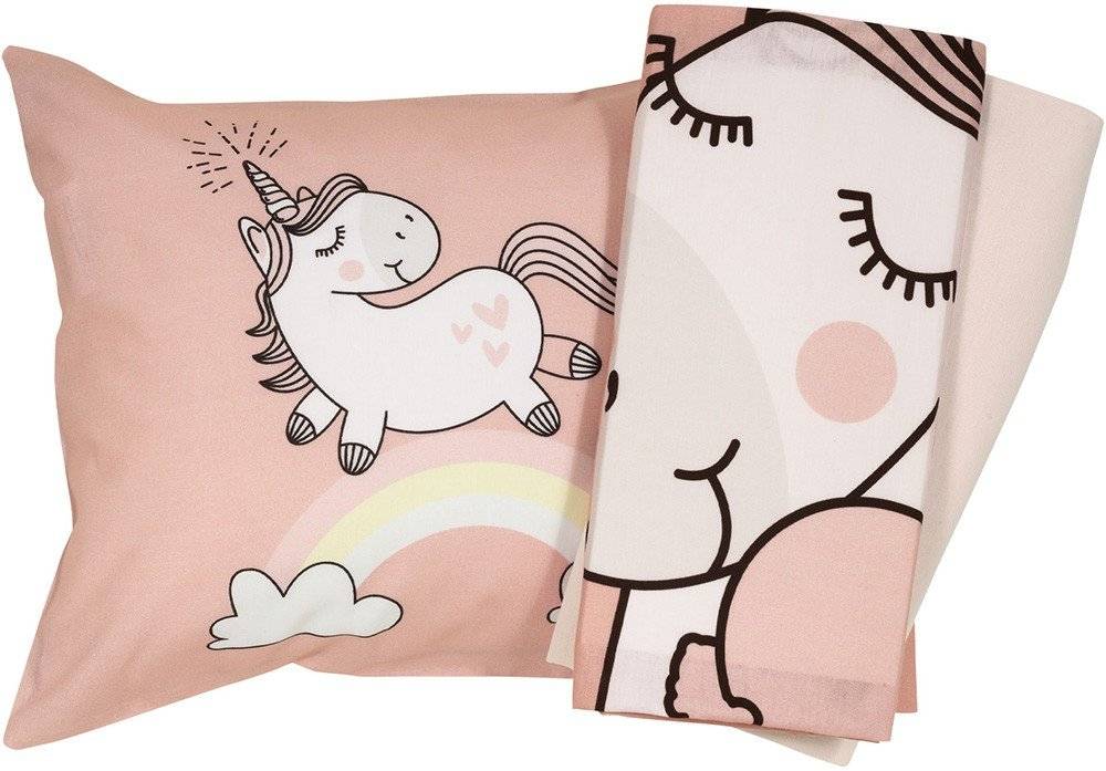 ΣΕΤ ΣΕΝΤΟΝΙΑ ΜΟΝΑ DAS HOME KID 4852 ΡΟΖ 125X170CM DAS HOME