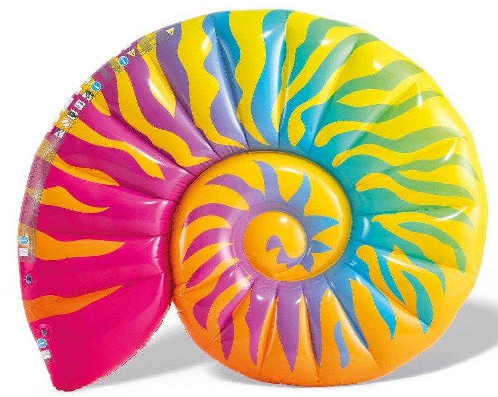 ΦΟΥΣΚΩΤΟ INTEX RAINBOW SEASHELL FLOAT 127 X 157CM
