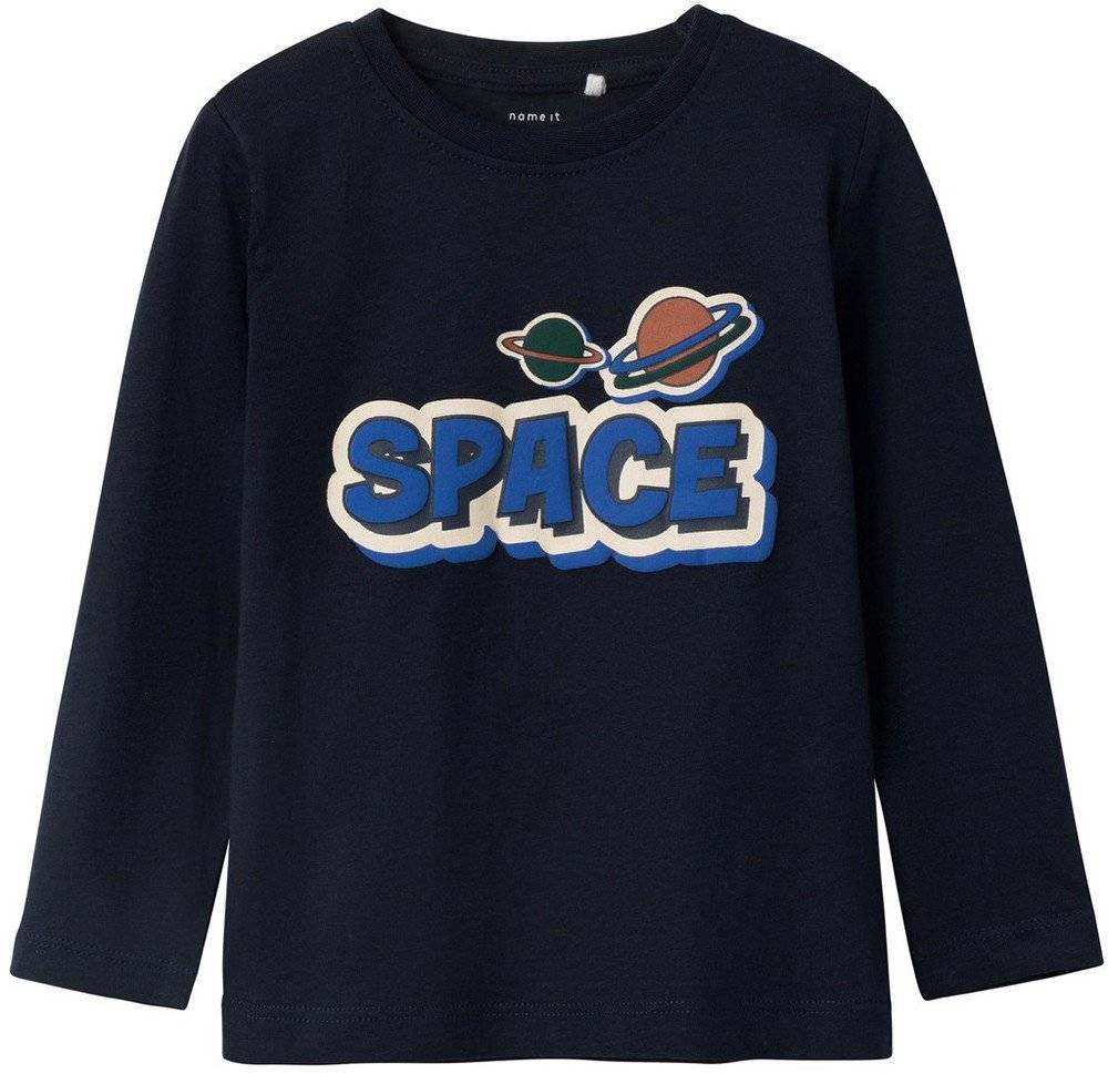 ΜΠΛΟΥΖΑ ΜΑΚΡΥΜΑΝΙΚΗ NAME IT 13220017 NMMLES ΣΚΟΥΡΟ ΜΠΛΕ(104 CM)-(4 ΕΤΩΝ) NAME IT