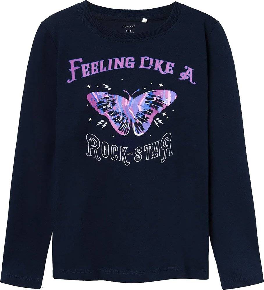 ΜΠΛΟΥΖΑ ΜΑΚΡΥΜΑΝΙΚΗ NAME IT 13219955 NKFRODA ΜΑΥΡΟ(134 CM)-(9 ΕΤΩΝ) NAME IT