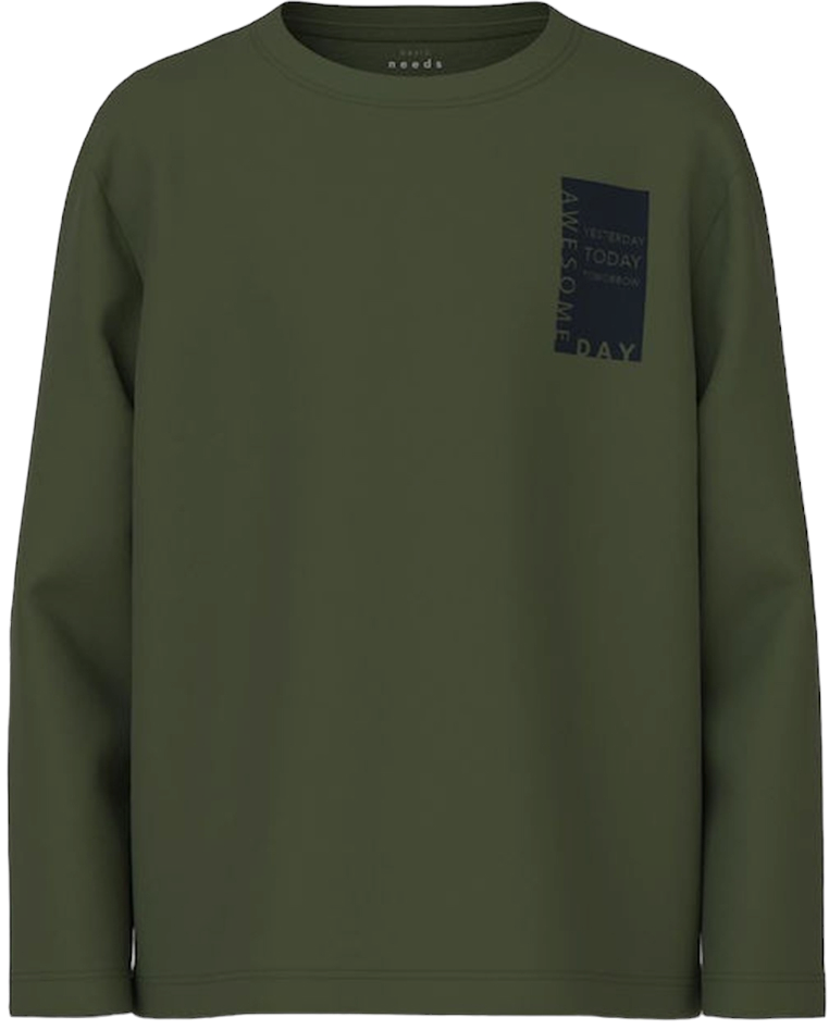 ΜΠΛΟΥΖΑ ΜΑΚΡΥΜΑΝΙΚΗ NAME IT 13220315 NKMVAGNO ΠΡΑΣΙΝΟ(122 CM)-(7 ΕΤΩΝ)