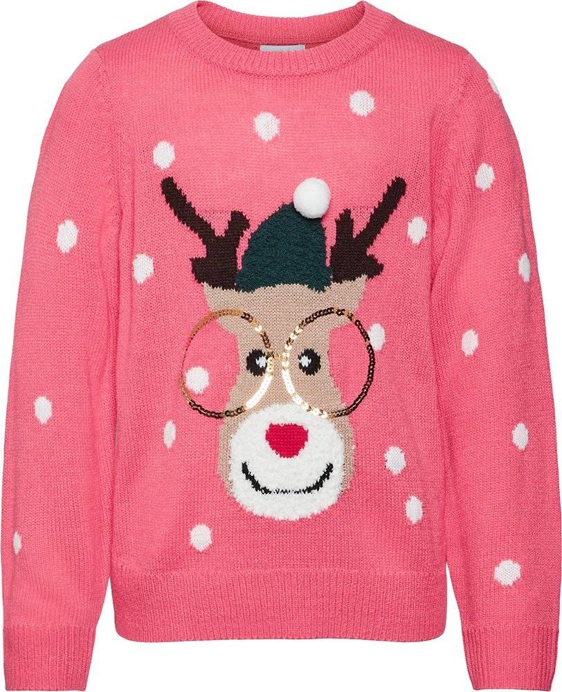 ΜΠΛΟΥΖΑ VERO MODA 10294788 VMTINSEL ΣΚΟΥΡΟ ΡΟΖ (116 CM)-(6 ΕΤΩΝ) VERO MODA