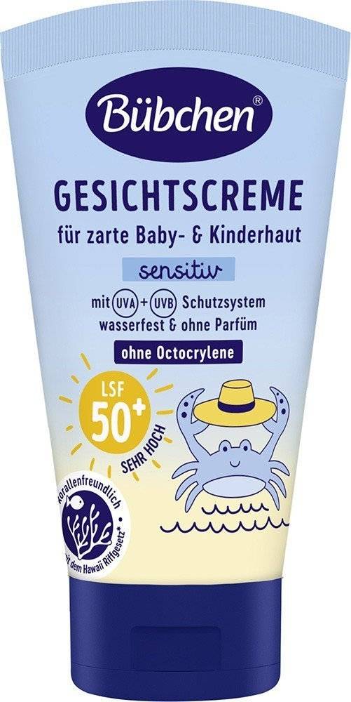 BUEBCHEN ΠΑΙΔΙΚΗ ΑΝΤΙΗΛΙΑΚΗ ΚΡΕΜΑ ΠΡΟΣΩΠΟΥ SPF 50+ 50ML BUEBCHEN