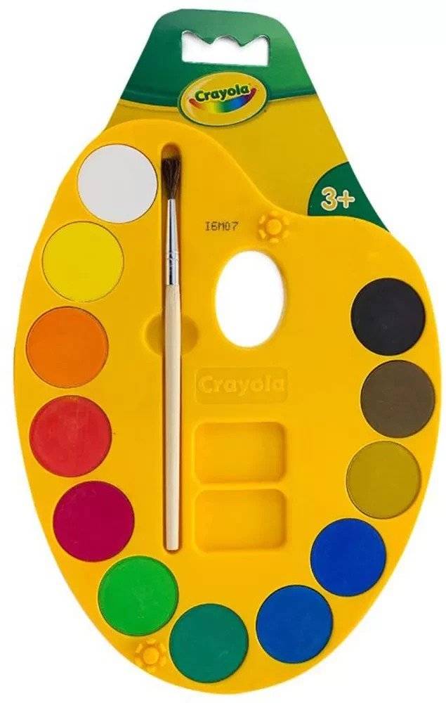 CRAYOLA ΠΑΛΕΤΑ ΜΕ 12 ΝΕΡΟΜΠΟΓΙΕΣ CRAYOLA