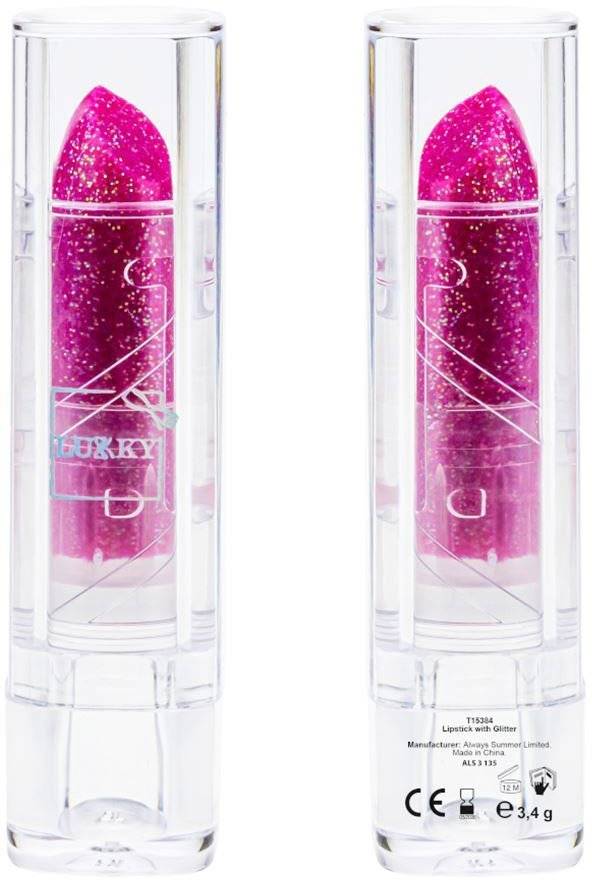 ΚΡΑΓΙΟΝ ΜΕ ΓΚΛΙΤΕΡ LUKKY ΦΟΥΞΙΑ 1TEM