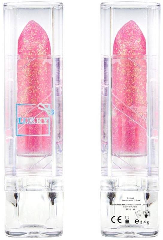 ΚΡΑΓΙΟΝ ΜΕ ΓΚΛΙΤΕΡ LUKKY ΡΟΖ 1TEM