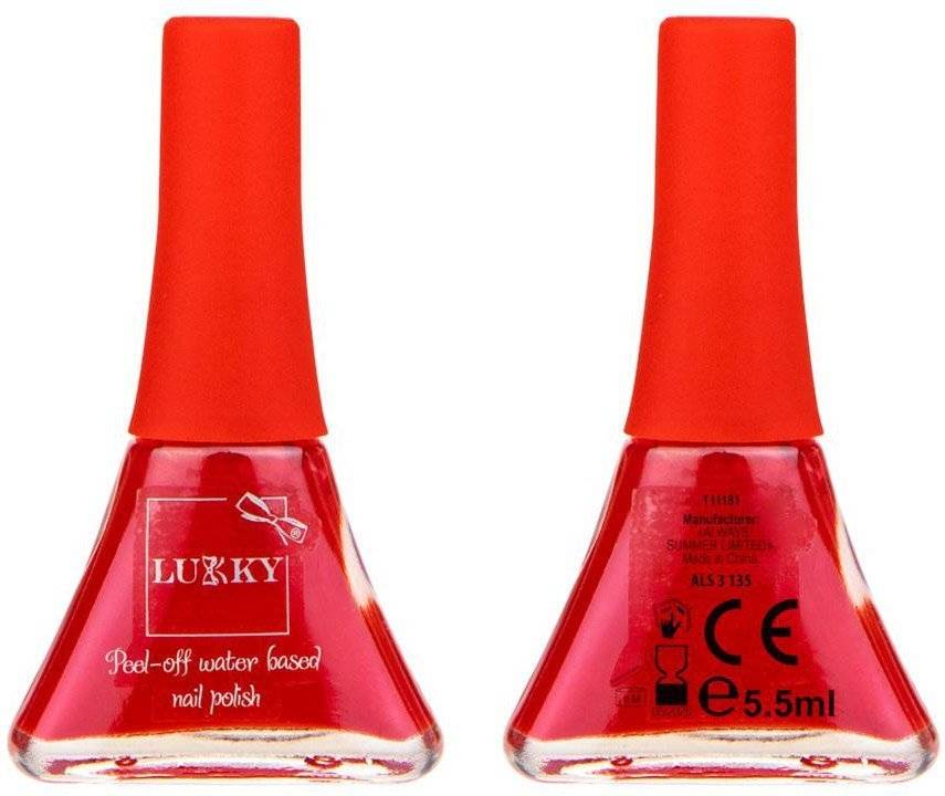 ΒΕΡΝΙΚΙ ΝΥΧΙΩΝ LUKKY ΑΠΑΛΟ ΚΟΚΚΙΝΟ 1TEM