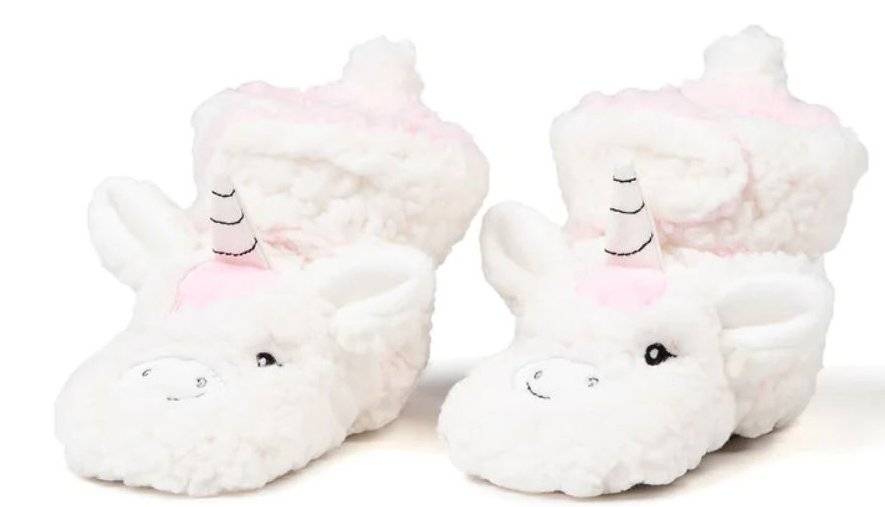 ΒΡΕΦΙΚΕΣ ΠΑΙΔΙΚΕΣ ΠΑΝΤΟΦΛΕΣ COZY SOLE ΖΩΑΚΙΑ-UNICORN ΑΣΠΡΟ (EU:23-24) COZY SOLE
