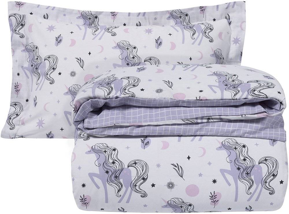 DAS HOME ΣΕΤ ΠΑΠΛΩΜΑΤΟΘΗΚΗ DAS HOME 4838 ΛΕΥΚΟ/ΜΩΒ 160X240CM