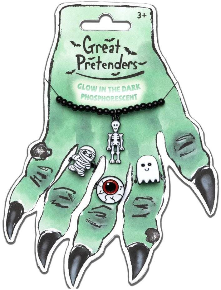 GREAT PRETENDERS ΒΡΑΧΙΟΛΙ ΣΚΕΛΕΤΟΣ - ΔΑΧΤΥΛΙΔΙΑ HALLOWEEN GREAT PRETENDERS 4ΤΜΧ (84111)