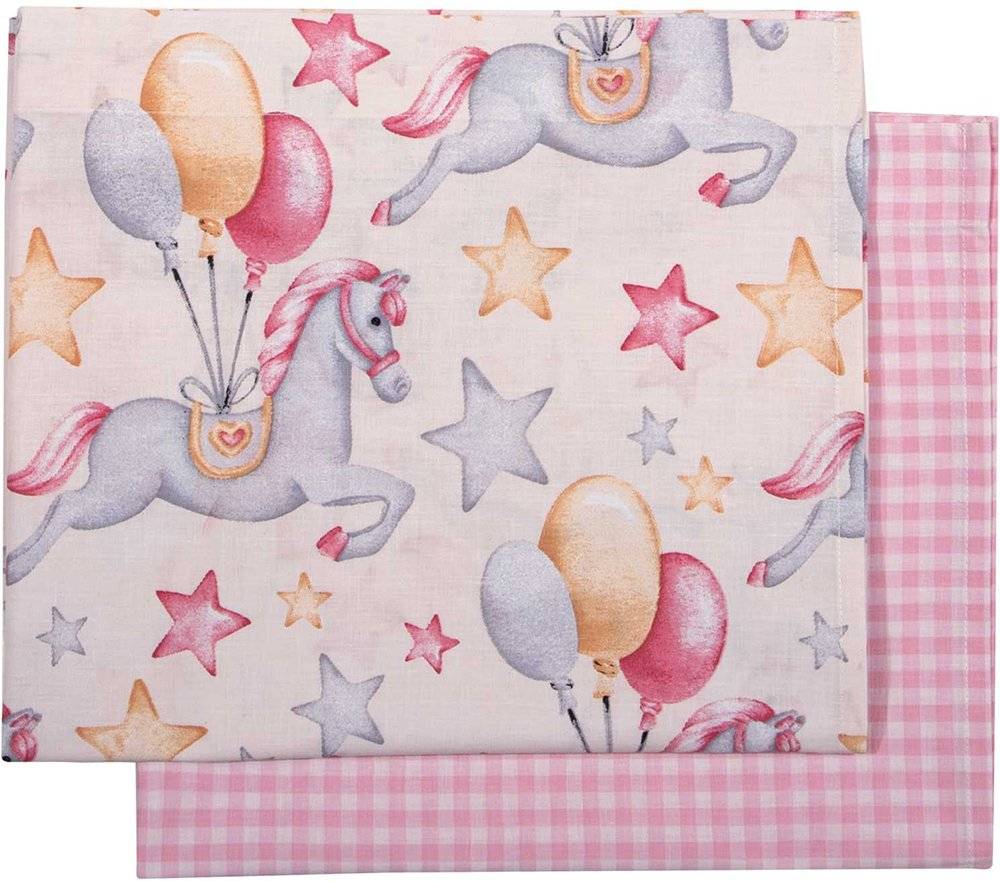 ΣΕΤ ΣΕΝΤΟΝΙΑ BABY ΛΙΚΝΟΥ GREENWICH POLO CLUB 8828 ΡΟΖ 70Χ120ΕΚ