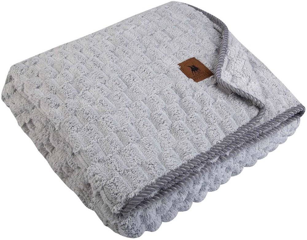 ΚΟΥΒΕΡΤΑ ΚΟΥΝΙΑΣ GREENWICH POLO CLUB ESSENTIAL FLEECE 8837 ΓΚΡΙ (110X150CM)