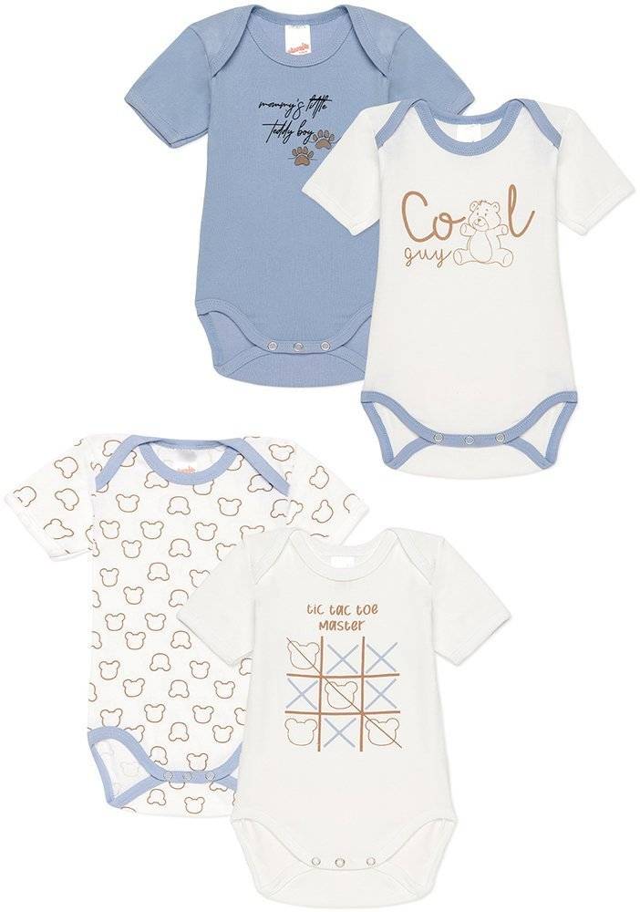 ΖΙΠΟΥΝΑΚΙ MINERVA TEDDIES ΛΕΥΚΟ/ΣΙΕΛ 4ΤΜΧ (86CM)-(12-18 ΜΗΝΩΝ) MINERVA