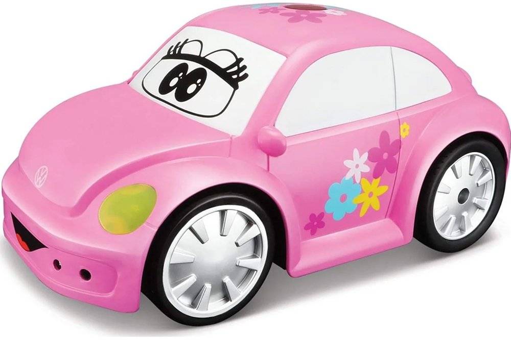 ΤΗΛΕΚΑΤΕΥΘΥΝΟΜΕΝΟ ΑΥΤΟΚΙΝΗΤΟ BBURAGO JUNIOR EASY PLAY VOLKSWAGEN NEW BEETLE ΡΟΖ (16/92003) BBURAGO JUNIOR