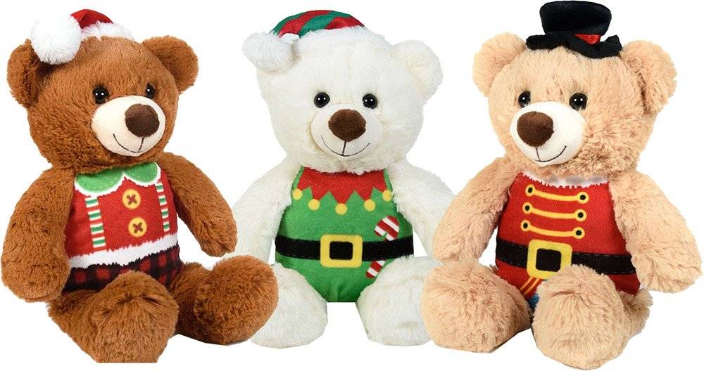 ΛΟΥΤΡΙΝΟ ΑΡΚΟΥΔΑΚΙ ΜΕ ΧΡΙΣΤΟΥΓΕΝΝΙΑΤΙΚΗ ΕΝΔΥΜΑΣΙΑ 22CM (5637)