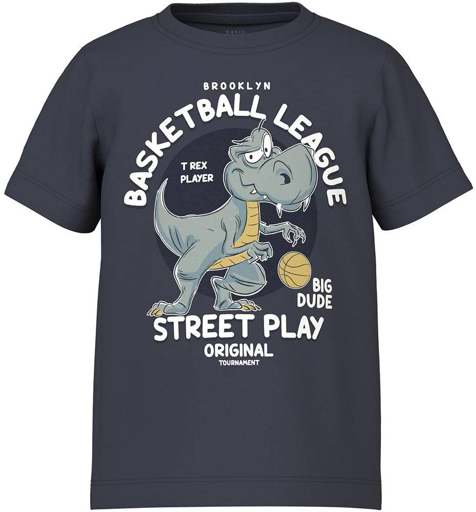 T-SHIRT NAME IT 13227483 NMMVICTOR ΣΚΟΥΡΟ ΜΠΛΕ (116 CM)-(6 ΕΤΩΝ)