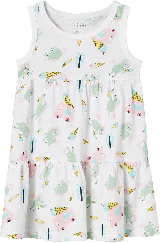 ΦΟΡΕΜΑ NAME IT 13228172 NMFVIGGA ΛΕΥΚΟ/ΠΟΛΥΧΡΩΜΟ (92 CM)-(2 ΕΤΩΝ)