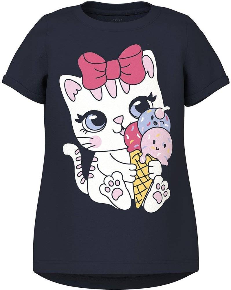 T-SHIRT NAME IT 13228145 NMFVIX ΣΚΟΥΡΟ ΜΠΛΕ (92 CM)-(2 ΕΤΩΝ) NAME IT