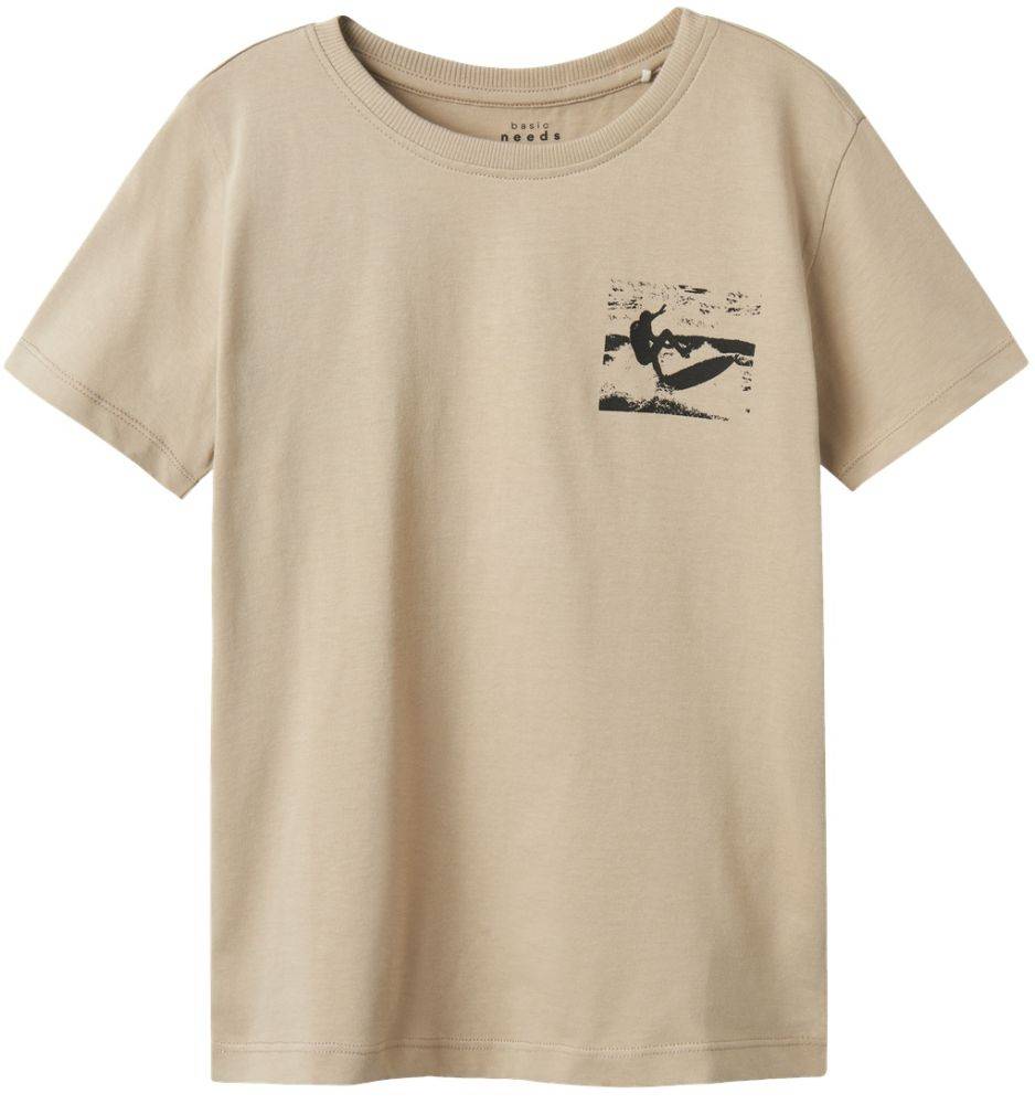 T-SHIRT NAME IT 13228237 NKMVELIX ΓΚΡΙ/ΜΠΕΖ (134-140 CM)-(9-10 ΕΤΩΝ)