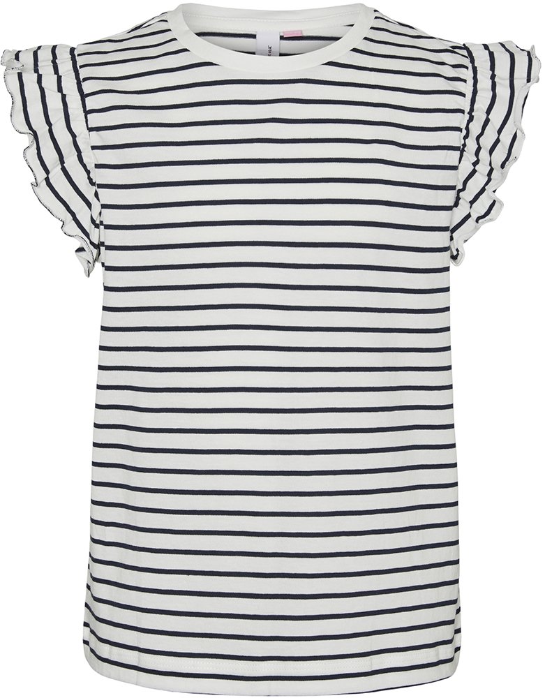 VERO MODA TOP VERO MODA 10306158 VMLEILA ΛΕΥΚΟ/ΣΚΟΥΡΟ ΜΠΛΕ (116 CM)-(6 ΕΤΩΝ)