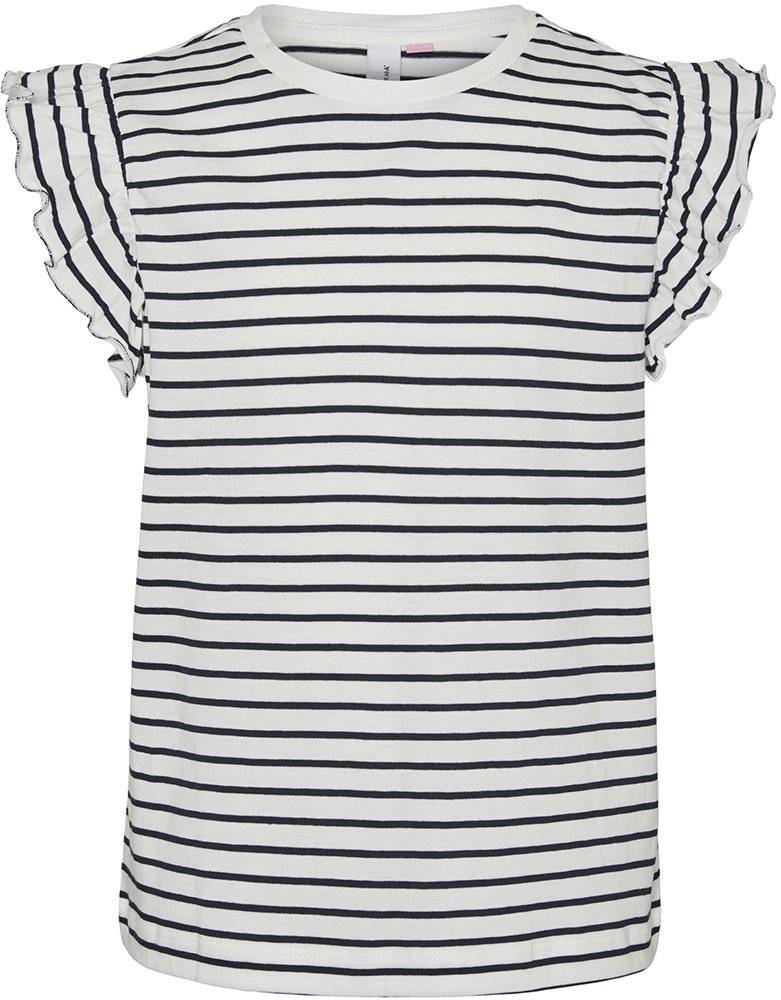 TOP VERO MODA 10306158 VMLEILA ΛΕΥΚΟ/ΣΚΟΥΡΟ ΜΠΛΕ (146-152 CM)-(11-12 ΕΤΩΝ) VERO MODA