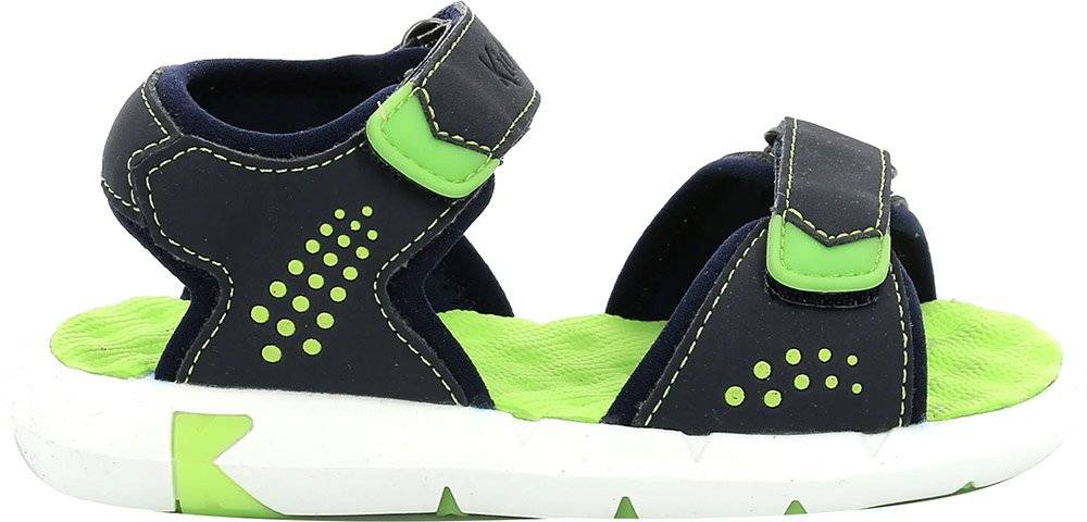 ΠΕΔΙΛΑ KICKERS JUMANGAP 858670 ΣΚΟΥΡΟ ΜΠΛΕ/ΠΡΑΣΙΝΟ FLUO (EU:32)