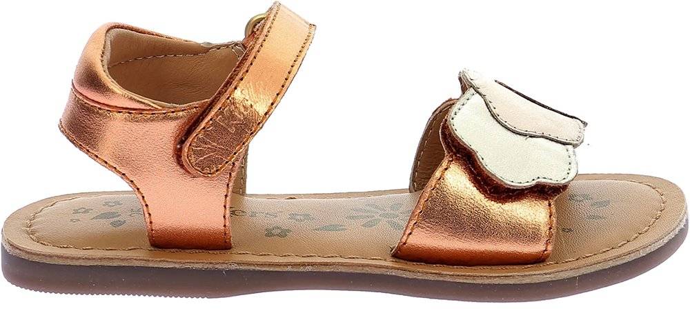 ΠΕΔΙΛΑ KICKERS DYASTAR 927291 ΠΟΡΤΟΚΑΛΙ ΜΕΤΑΛΛΙΖΕ (EU:34)