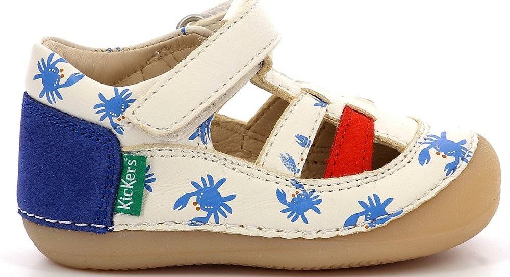 ΠΑΠΟΥΤΣΟΠΕΔΙΛΑ KICKERS SUSHY 961062 ΛΕΥΚΟ/ΜΠΛΕ (EU:18) KICKERS