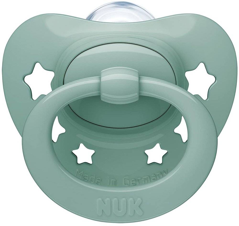 ΠΙΠΙΛΑ NUK ΣΙΛΙΚΟΝΗ SIGNATURE ΣΚΟΥΡΟ ΠΡΑΣΙΝΟ 1TMX. 0-6 ΜΗΝΩΝ NUK