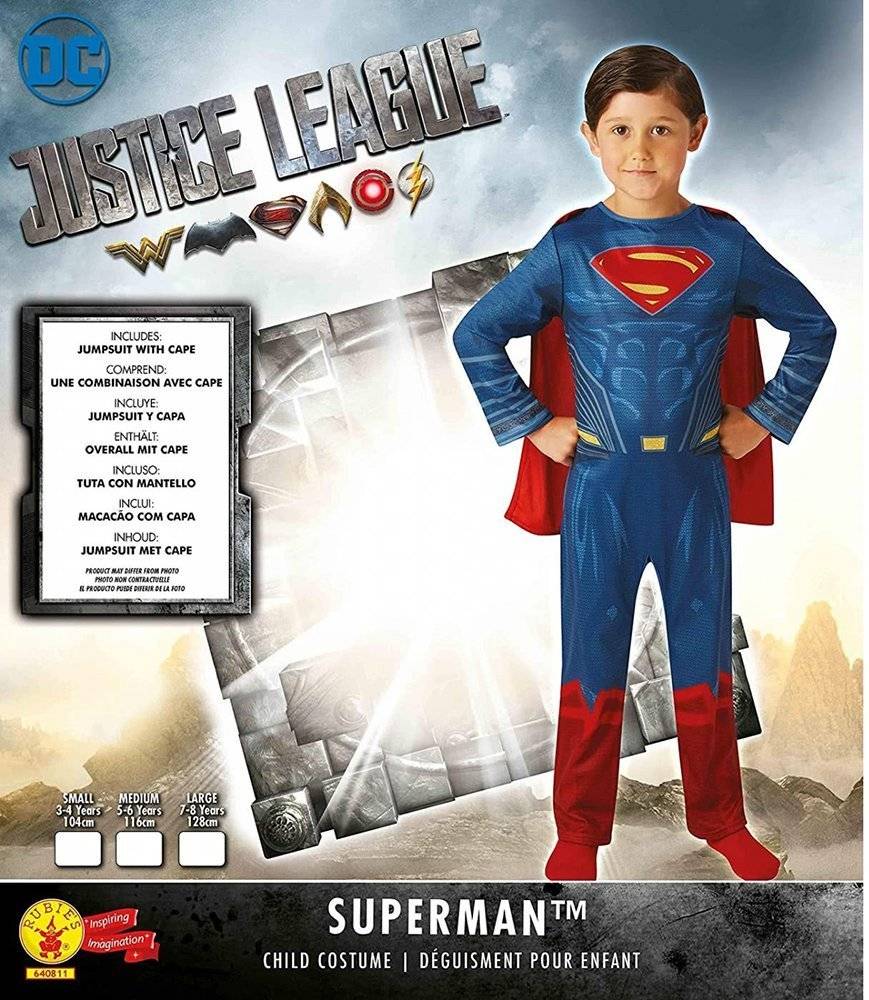 RUBIES SUPERMAN ΚΛΑΣΙΚΟΣ RUBIE&#039;S (640811) (7-8 ΕΤΩΝ)-(127-136CM)