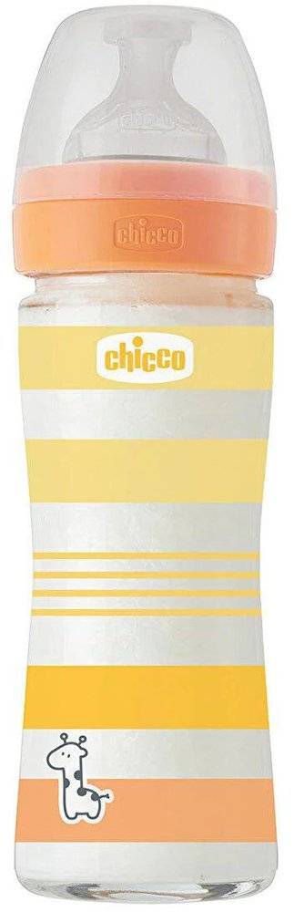 ΜΠΙΜΠΕΡΟ ΓΥΑΛΙΝΟ CHICCO UNISEX WELL BEING 240ML 0Μ+ CHICCO