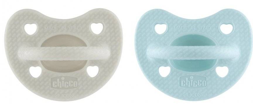 ΠΙΠΙΛΑ CHICCO ΣΙΛΙΚΟΝΗ PHYSIOFORMA SOFT LUXE 6-16M BLUE-GREY (2TMX)