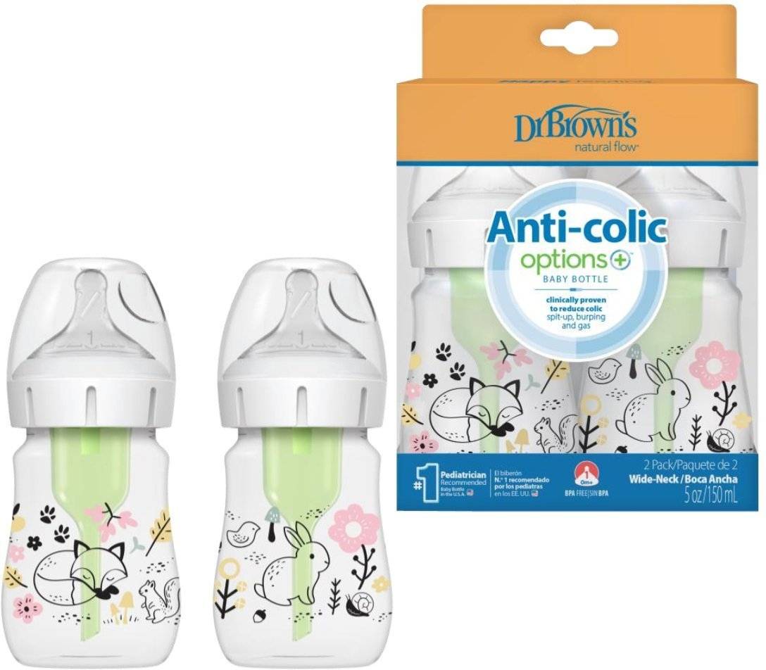 DR BROWNS ΜΠΙΜΠΕΡΟ ΠΛΑΣΤΙΚΟ OPTIONS+ DR.BROWN'S 150 ML ΔΑΣΟΣ (2 ΤΜΧ)