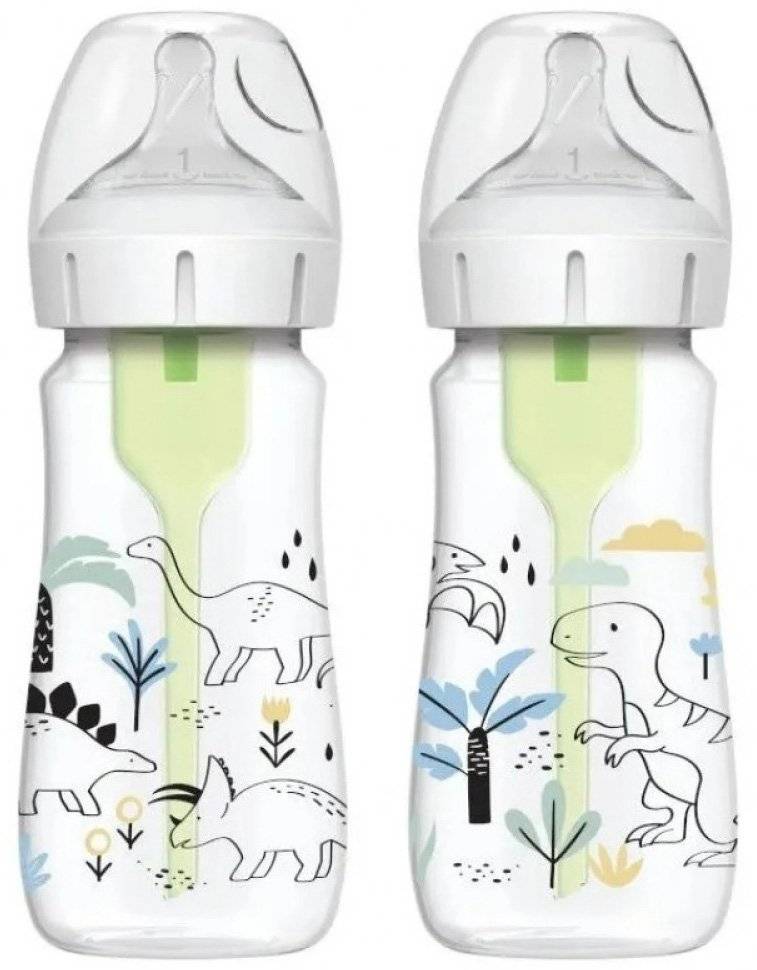 DR BROWNS ΜΠΙΜΠΕΡΟ ΠΛΑΣΤΙΚΟ OPTIONS+ DR.BROWN'S 270 ML ΔΕΙΝΟΣΑΥΡΟΙ (2 ΤΜΧ)