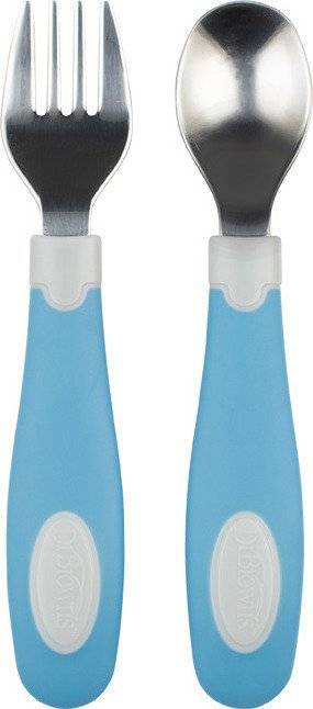 ΣΕΤ ΠΙΡΟΥΝΙ ΚΑΙ ΚΟΥΤΑΛΙ DR.BROWN'S ΜΠΛΕ (ΜΕΤΑΛΛΙΚΑ) DR BROWNS