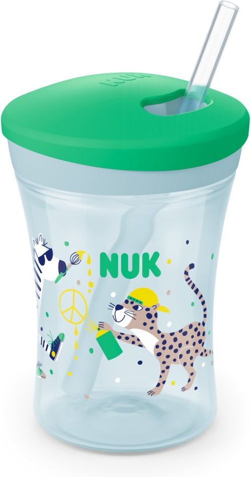 NUK ΠΟΤΗΡΙ NUK ACTION CUP ΠΡΑΣΙΝΟ 230ML ΓΙΑ 12M+