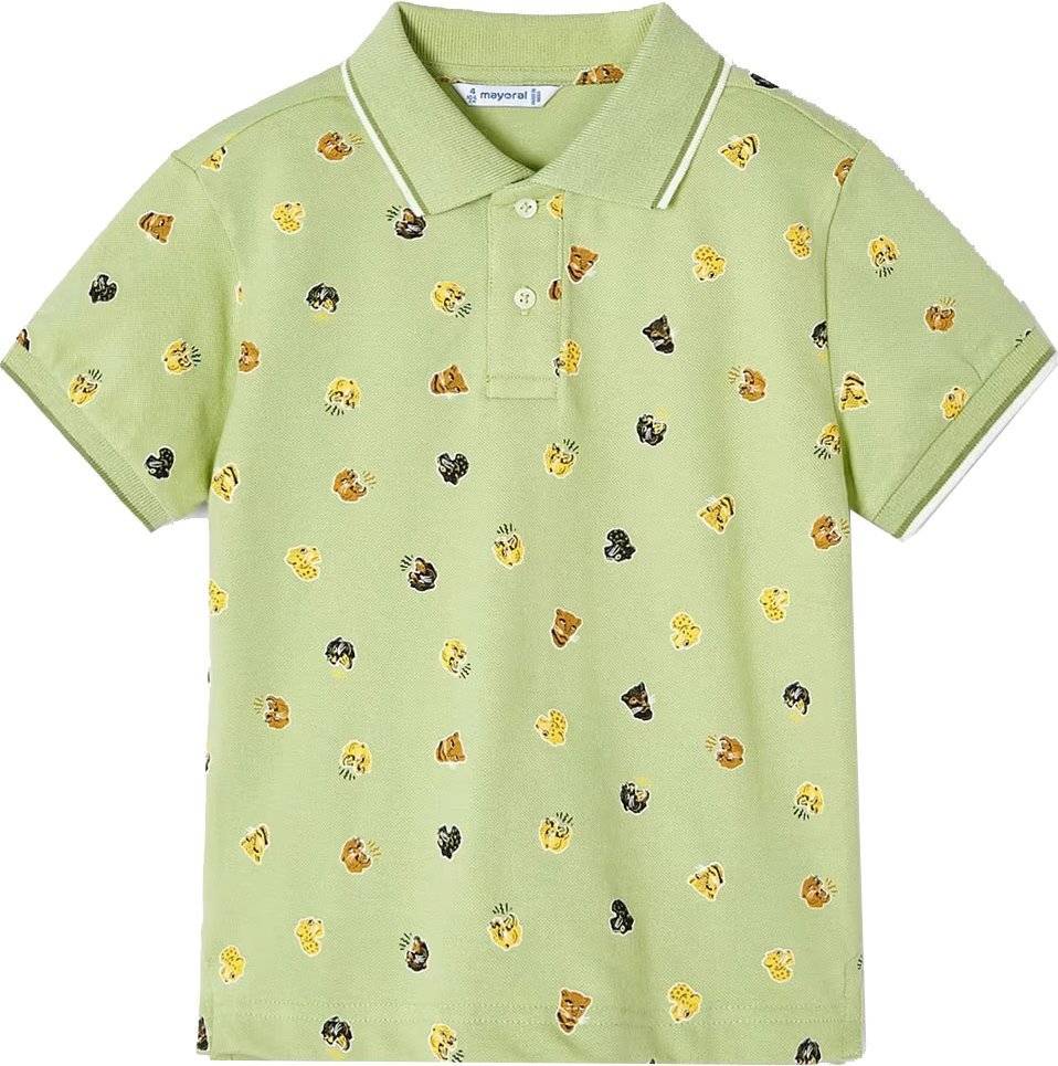 POLO T-SHIRT MAYORAL 03109 ΛΑΧΑΝΙ (122 CM)(7 ΕΤΩΝ)